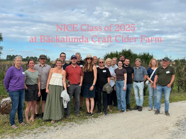 Nordic International Cider Education (NICE) class of 2025! A bunch of cider makers are gathering at campus Alnarp SLU in Sweden to learn from international expertise. The course is quite intensive covering everything from orchard practices and micro biology of cider to marketing. Great place to be if you love and live cider! #realcider #traditionalcider #cidermakingworkshop #cider #svenskamustochciderproducenter #nordiccider #ciderrevolution